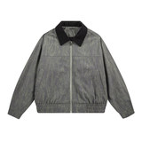 男士夹克外套拉链翻领百搭宽松休闲潮流2025年秋季新款JS5622-P78，男装夹克，星座610（原A335）