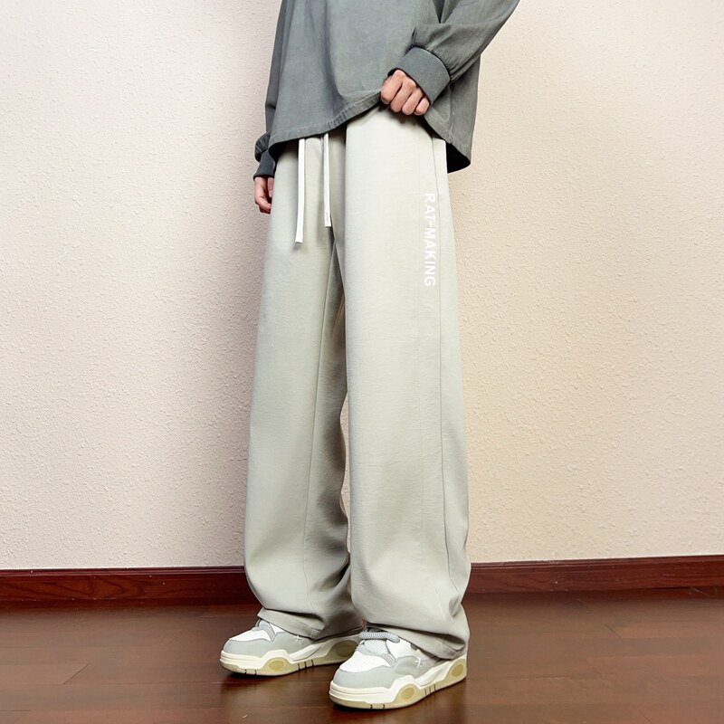 美式复古卫裤男夏季潮牌休闲长裤百搭高街拖地裤子K888-P35,男装休闲裤,星座610（原A335）
