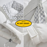 三防面料美式冬加厚面包服痞帅高级感宽松休闲袄子外套男M666-P75，女装短外套，星座610（原A335）