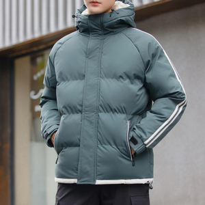三防面料 羽绒棉衣男外套冬季加厚保暖棉袄户外连帽棉服M5811-P70图片