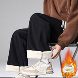 加绒加厚休闲裤男士冬季保暖2026新款直筒宽松长裤JR29179-特P40，男装棉衣，星座610（原A335）