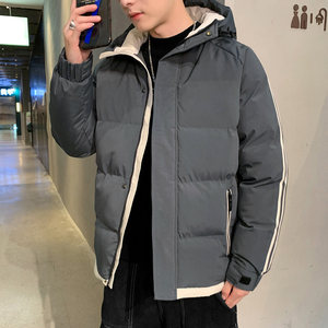 三防面料 男士冬宽松棉袄大码加厚保暖面包羽绒棉服外套M5811-P70图片