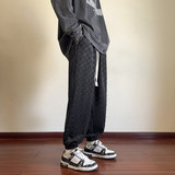 港风灯芯绒裤子男春季宽松束脚阔腿潮牌运动休闲裤Q2370-P40，男装休闲裤，星座610（原A335）