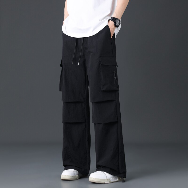美式工装冲锋裤子男夏季户外运动伞兵直筒休闲长裤K2701-P40图片