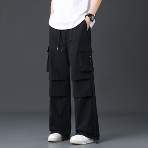 美式工装冲锋裤子男夏季户外运动伞兵直筒休闲长裤K2701-P40图片