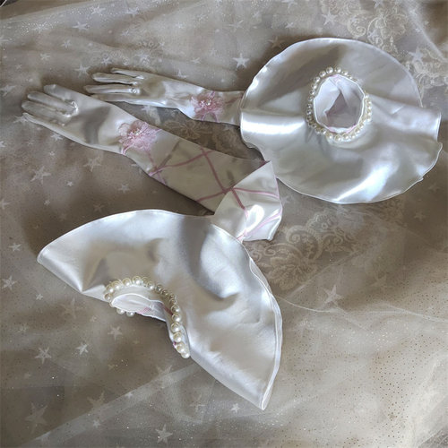 定做荷叶边二次元男女出口手套