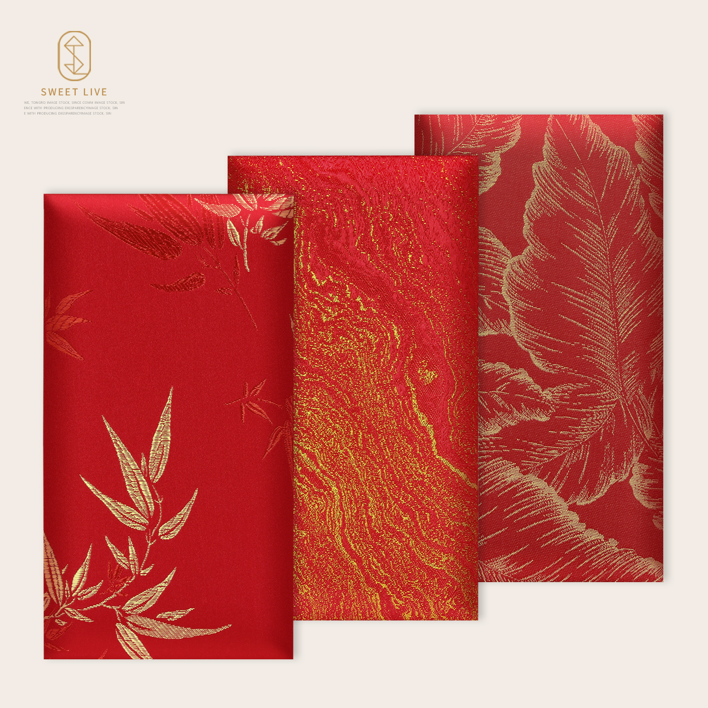 2025新款高奢通用红包新年利是封布艺红包袋单位公司可定制LOGO