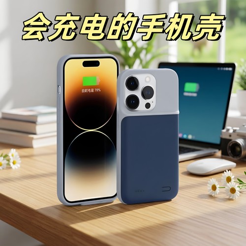 适用苹果12背夹式电池