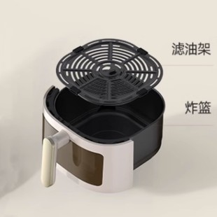 小熊空气炸锅配件QZG F20E6电炸锅炸蓝滤油架隔油板烤盘5L F15E3