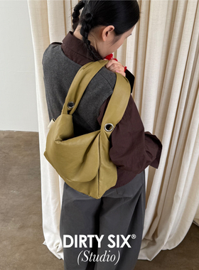 DirtySix 原创 扭扭包 软fufu夹棉 单肩腋下包