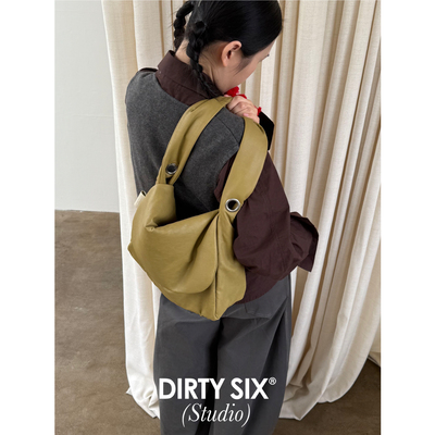 DirtySix原创扭扭包夹棉单肩包