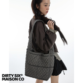 DirtySix 绣线绗缝夹棉方包 芝麻鞑鞑包 2025AW 原创