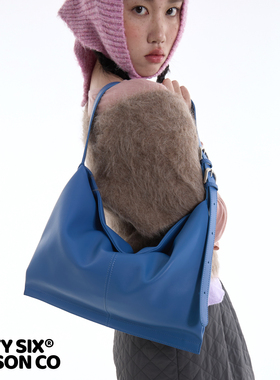 DirtySix 原创 托托里尼 软软牛皮 单肩斜挎饺子包