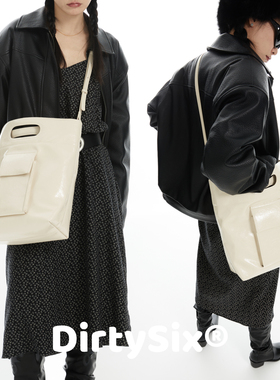 DirtySix 原创 信封马丁包 5色 牛皮 软皮信封托特包