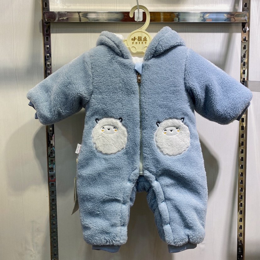小数点年宝宝新款小羊连帽连体衣婴儿闭裆哈衣夹棉爬服冬季加厚,童装/婴儿装/亲子装,连身衣/爬服/哈衣,淘宝优惠券,粉丝福利购,淘宝优惠卷