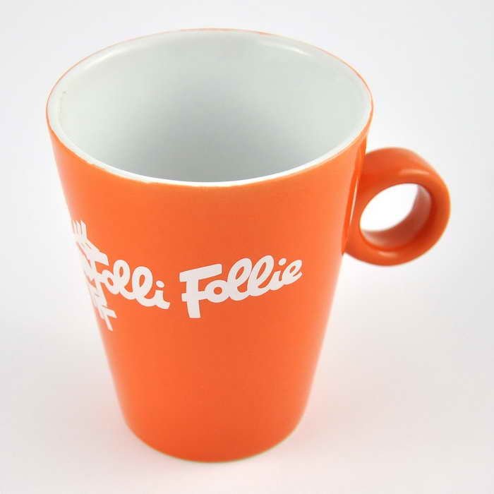 希臘Folli follie 限量 絕版 橘色陶瓷時尚馬克杯水杯在類目 個性定製/設計服務/DIY, 日用/裝飾定製, 杯子定製, 馬克杯中 - 來自Buy2taobao.com提供專業的淘寶代購服務
