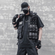 小众设计暗黑个性 马甲多口袋户外外套 战术背心潮拍重工业机能工装