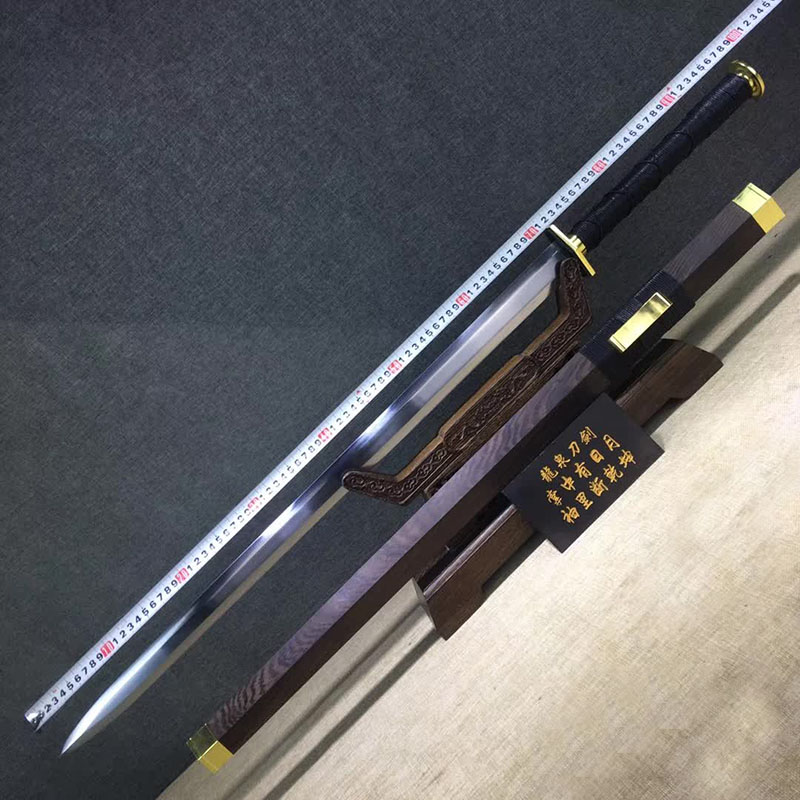 龙泉胜武堂宝剑全手工秦剑汉剑六面锰钢唐剑宝剑收藏