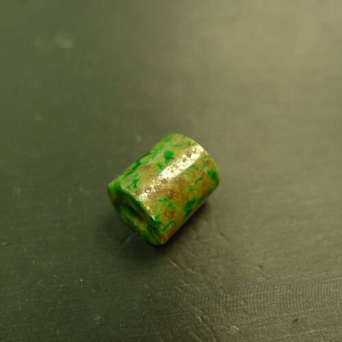 天然A货翡翠桶管管珠吊坠