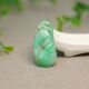 3867冰糯种阳绿缅甸天然A货翡翠如意吊坠