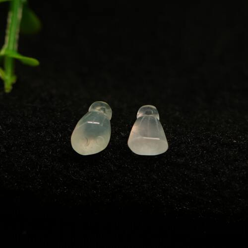 天然A货翡翠莲蓬小坠角