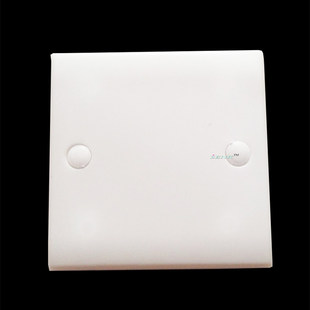 加厚86型空白面板开关插座面板底盒盖板白板光面板工程插座空白板
