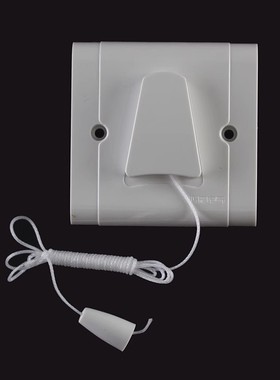 定做制鸿雁86型老式单联一二位开单双联控拉线拉绳开关A86K11-6LN