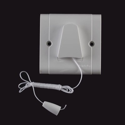 促销杭州鸿雁86型单联拉线开关