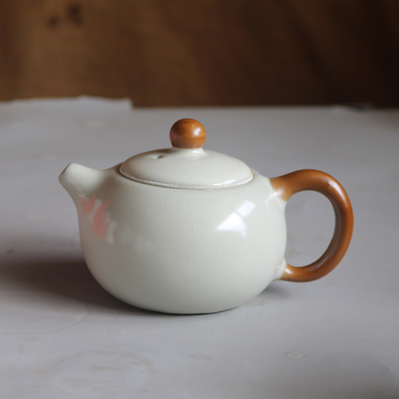 汝窑陶瓷小号功夫茶具泡茶壶