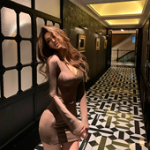 短裙长袖 PrettyDragon深v领蕾丝拼接修身 显瘦加绒棉感冬季 连衣裙