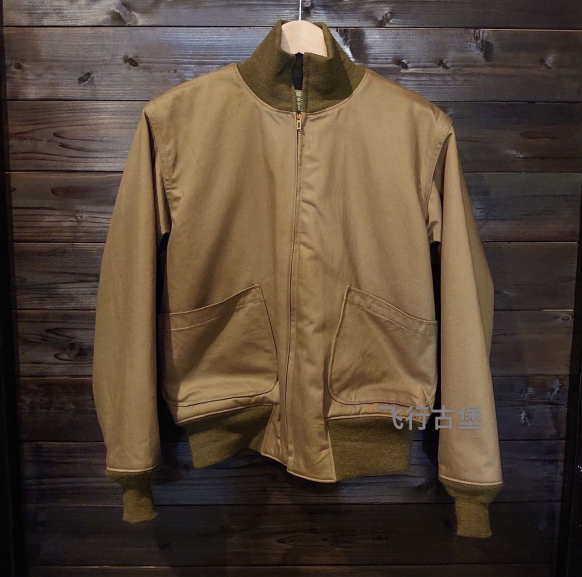复古年代纯色TANK坦克厚夹克棉衣USA拉链康码男女秋冬羊毛里外套