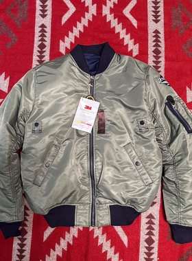 欧版BUZZ双面穿飞行服MA1复古夹克 情侣款杜邦面料军事风棉服