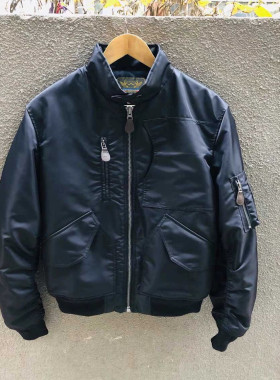 复古蓝G01鼹鼠狙击手棉服立领翻领多袋机能外套 男士短款户外夹克