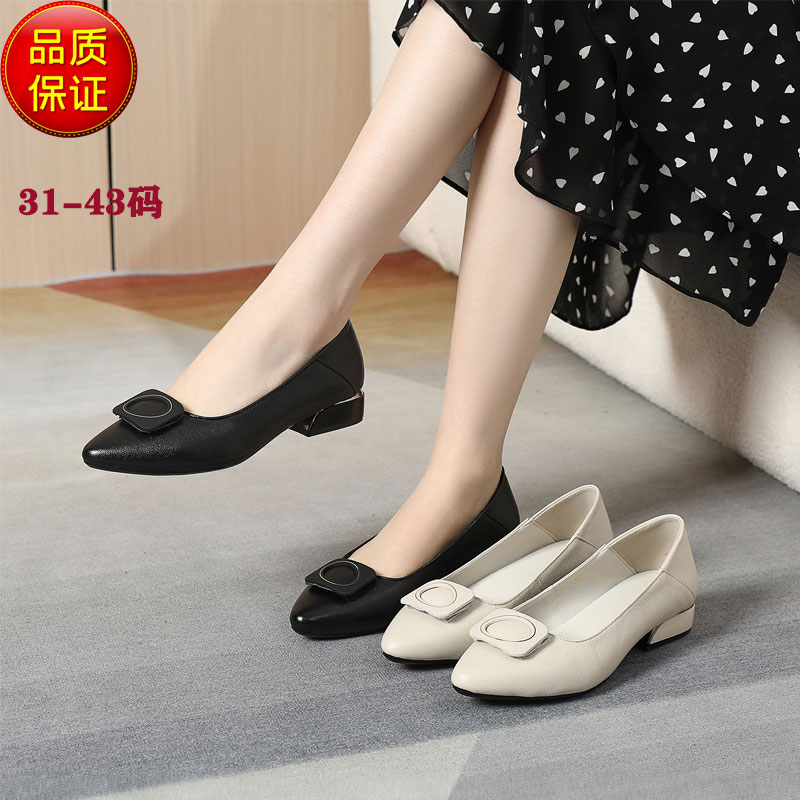 单鞋休闲浅口女鞋313233小码