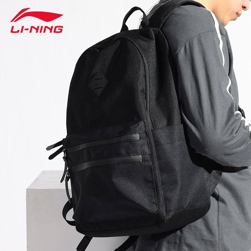 李宁双肩包男女同款电脑包旅游包
