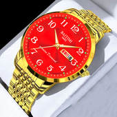 机芯表瑞士认证正品 男士 爸爸款 中老年人手表全自动防水夜光数字表