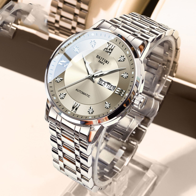 进口机芯男士手表机械表全自动瑞士男款旗舰店防水正品牌名表十大