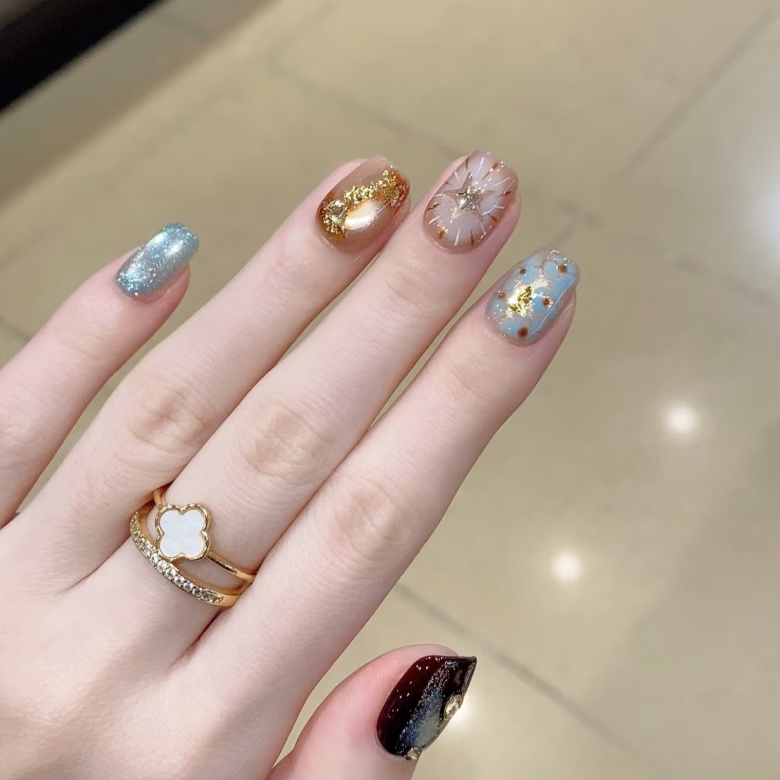 秋冬新款纯手工穿戴甲