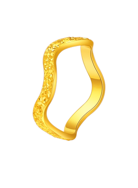 老庙爆闪碎碎冰固口戒指