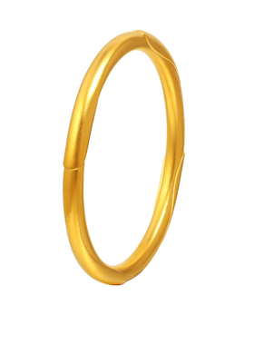 古法足金手镯老庙固口