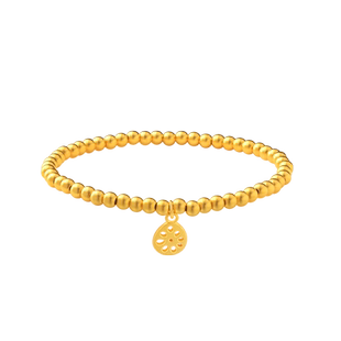 老庙黄金足金999古韵藕片佛珠手串好事连连佳偶天成礼物官方正品