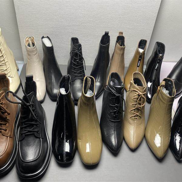 2024新款福利孤品断码撤柜头层牛皮羊皮马丁靴短靴 选择尺码挑选,女鞋,马丁靴,淘宝优惠券,粉丝福利购,淘宝优惠卷