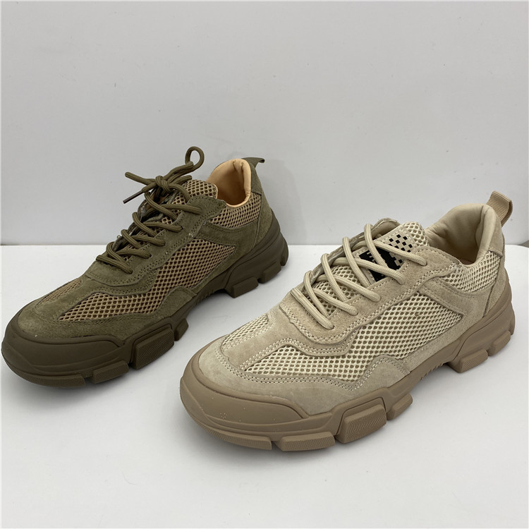 工厂透气深口复古风系带休闲鞋