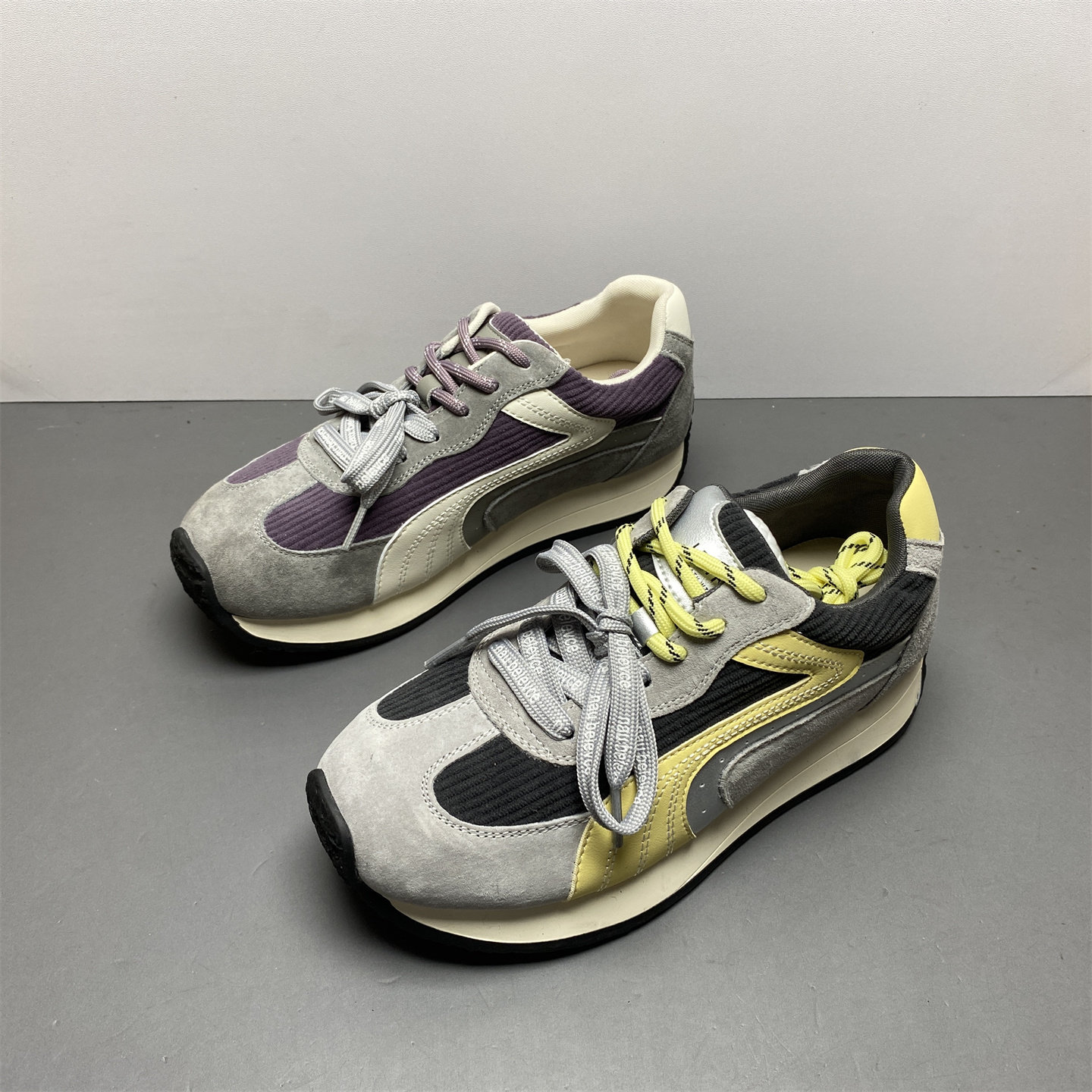 品牌撤柜真皮女鞋2025新款秋季猪扒皮系带圆头平底户外运动德训鞋,女鞋,时尚休闲鞋,淘宝优惠券,粉丝福利购,淘宝优惠卷