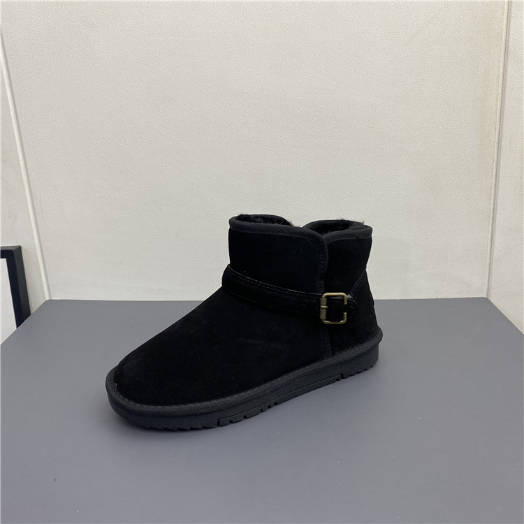 平底轻便加绒保暖雪地靴短靴