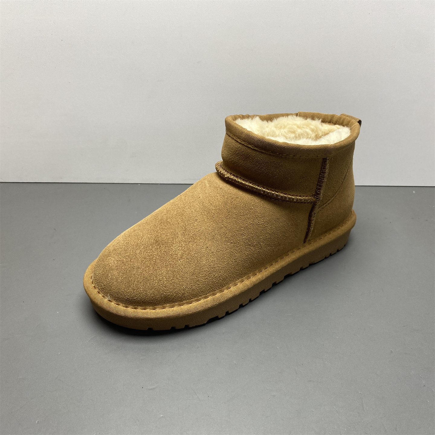 品牌断码真皮靴子女2025新款冬款牛反绒圆头平底加厚保暖雪地靴女,女鞋,时尚雪地靴,淘宝优惠券,粉丝福利购,淘宝优惠卷