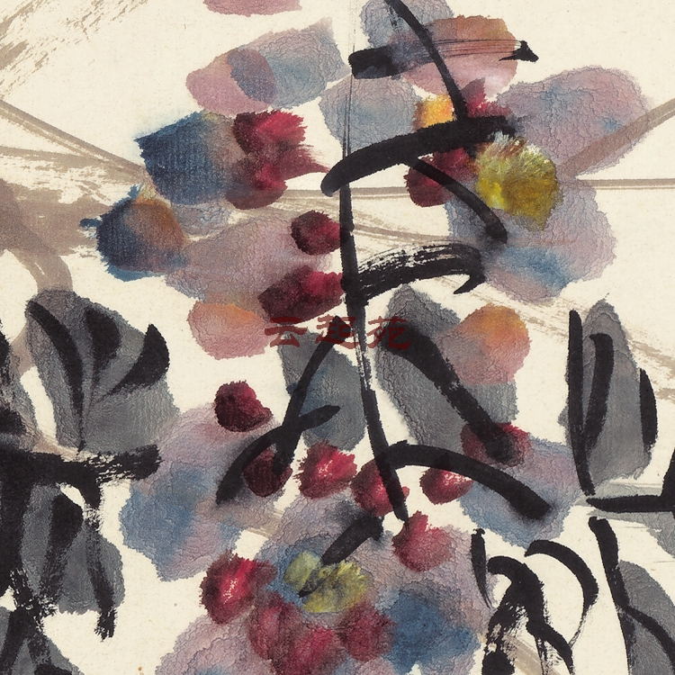 清吴昌硕紫绶图Z高清电子图片237M装饰宣传素材