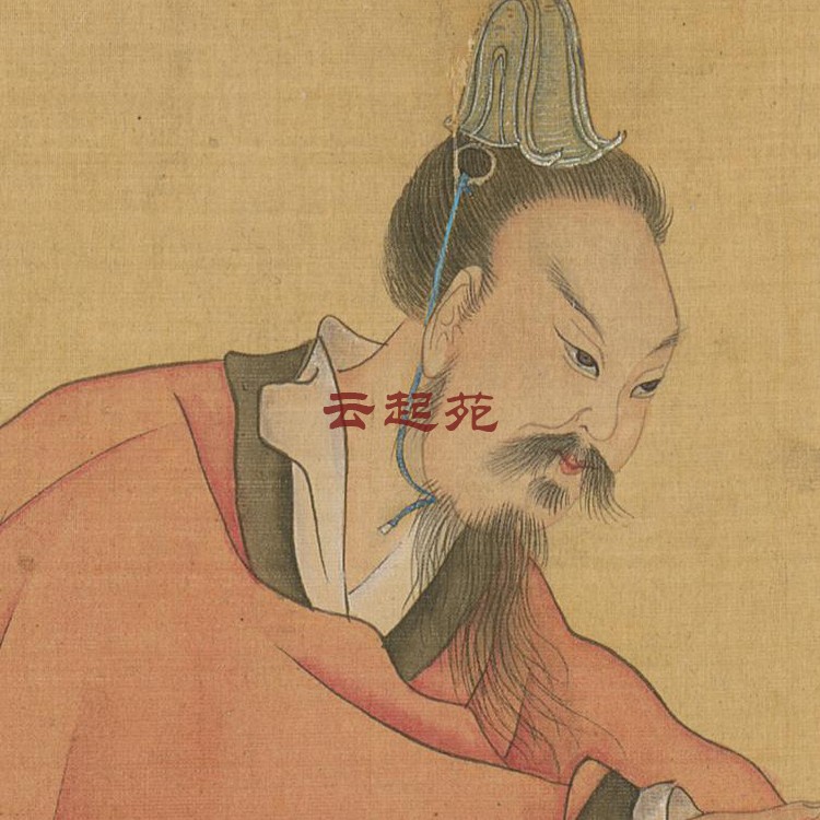 明陈洪绶晋爵图J高清电子图片190M装饰宣传素材