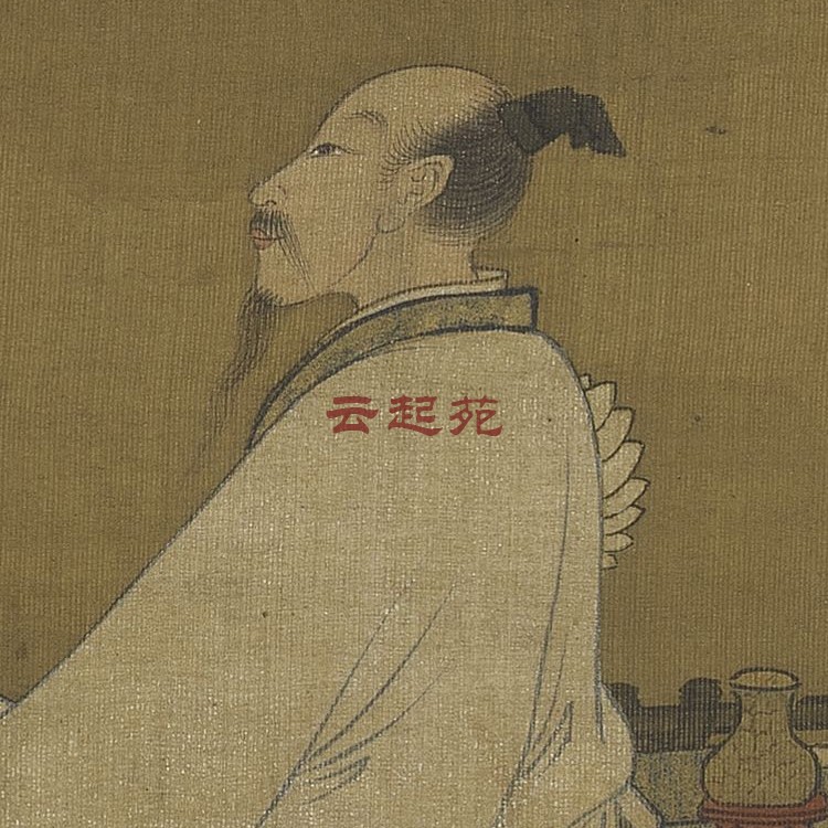 元赵孟頫松阴晚棹图Z高清电子图片306M装饰宣传素材