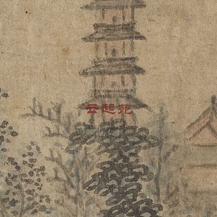 饰宣传素材 明项圣谟孤山放鹤图Z高清电子图片218M装